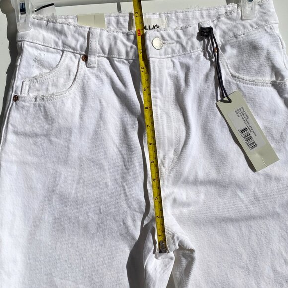 Rolla's Women's Original Straight High Rise Jeans, Layla White Sz 28 - Picture 5 of 8